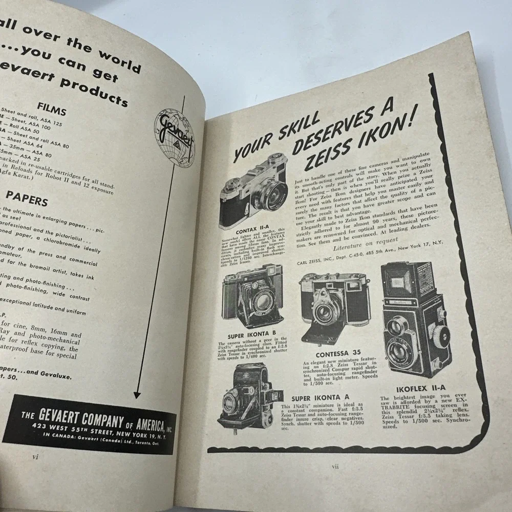 The‎ American Annual Of Photography 1951 Volume 65 Paperback Vintage Camera Adds